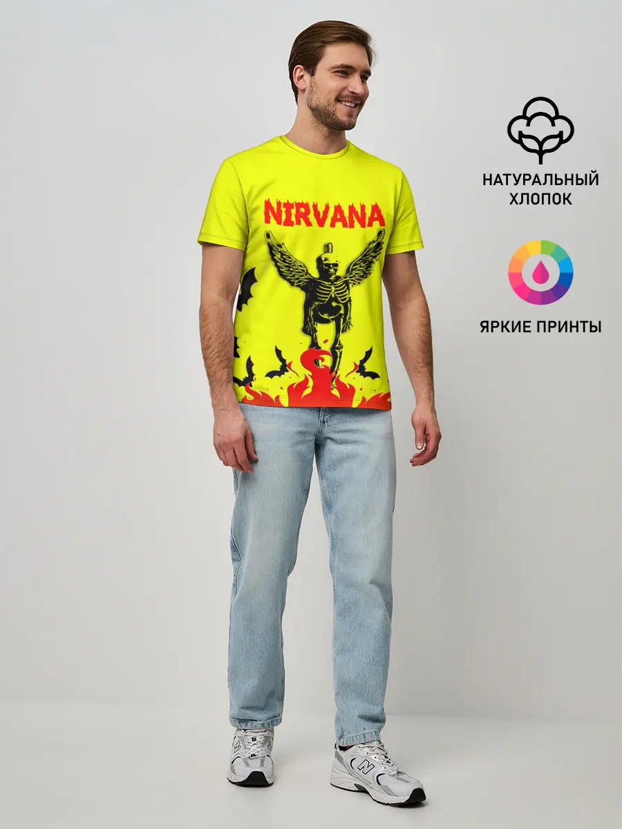 Мужская базовая футболка / NIRVANA