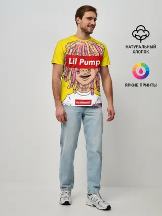 Мужская базовая футболка / Lil Pump