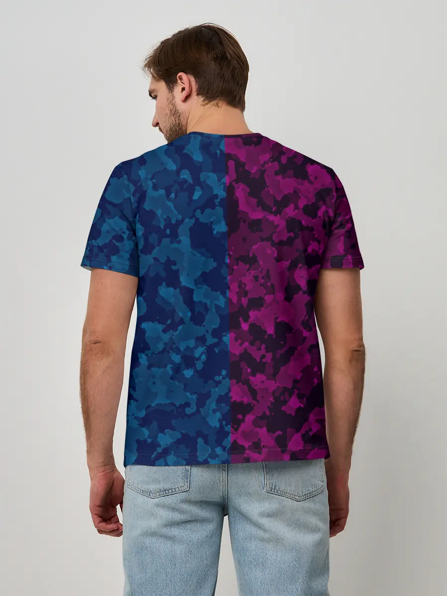 Мужская базовая футболка / NEON MILITARY | НЕОНОВОЕ МИЛИТАРИ