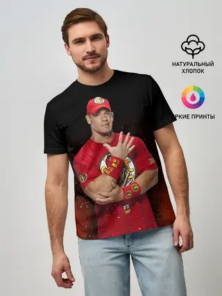 Мужская базовая футболка / Rise above hate