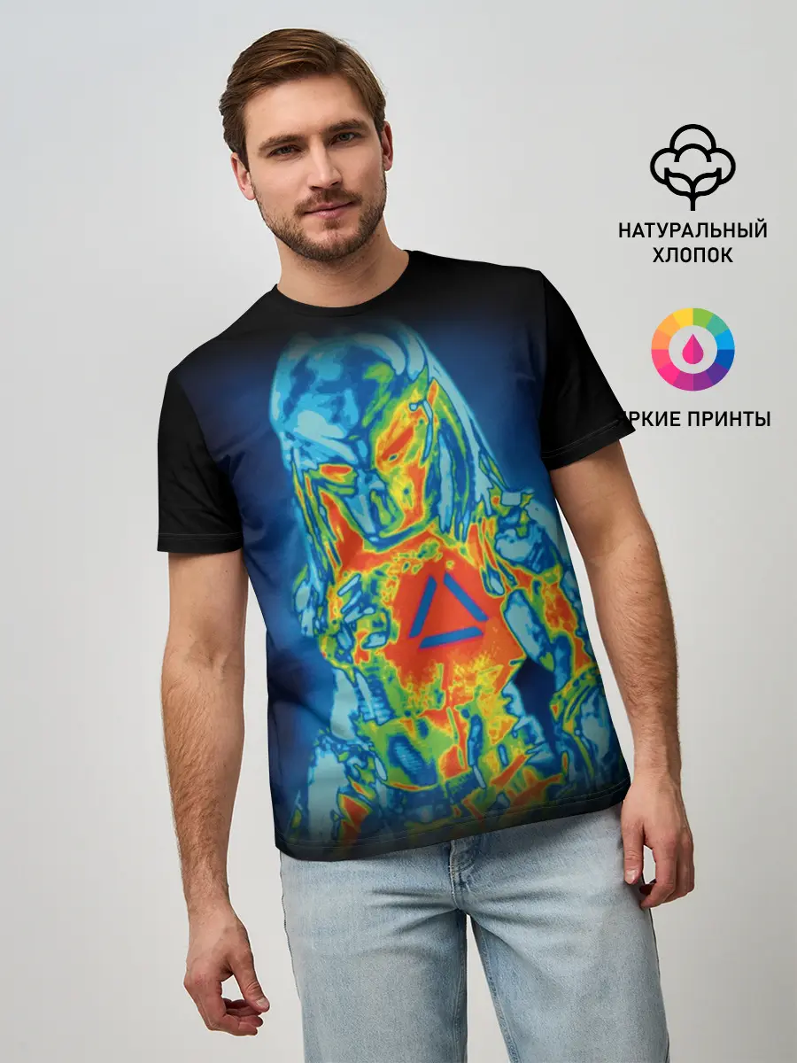 Мужская базовая футболка / PREDATOR | ХИЩНИК