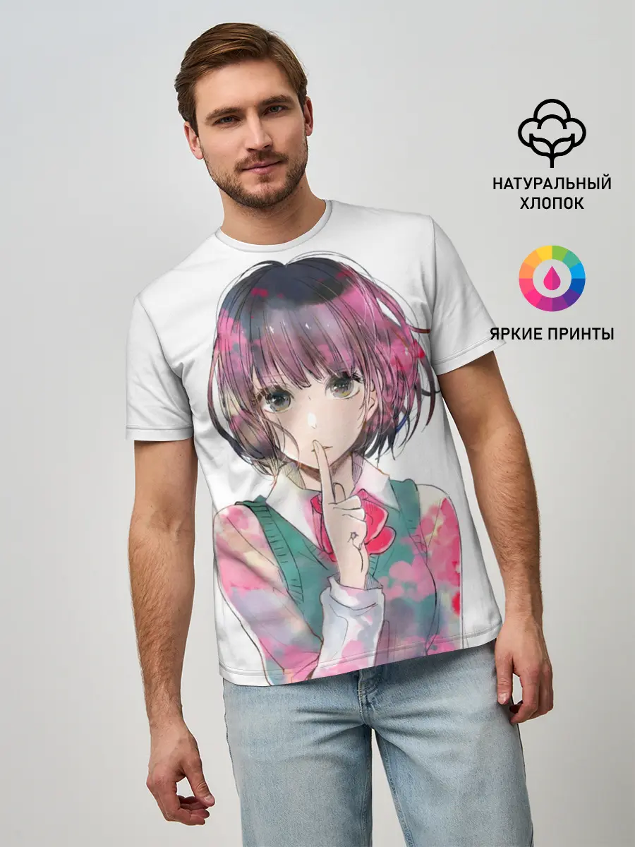 Мужская базовая футболка / Kuzu no Honkai