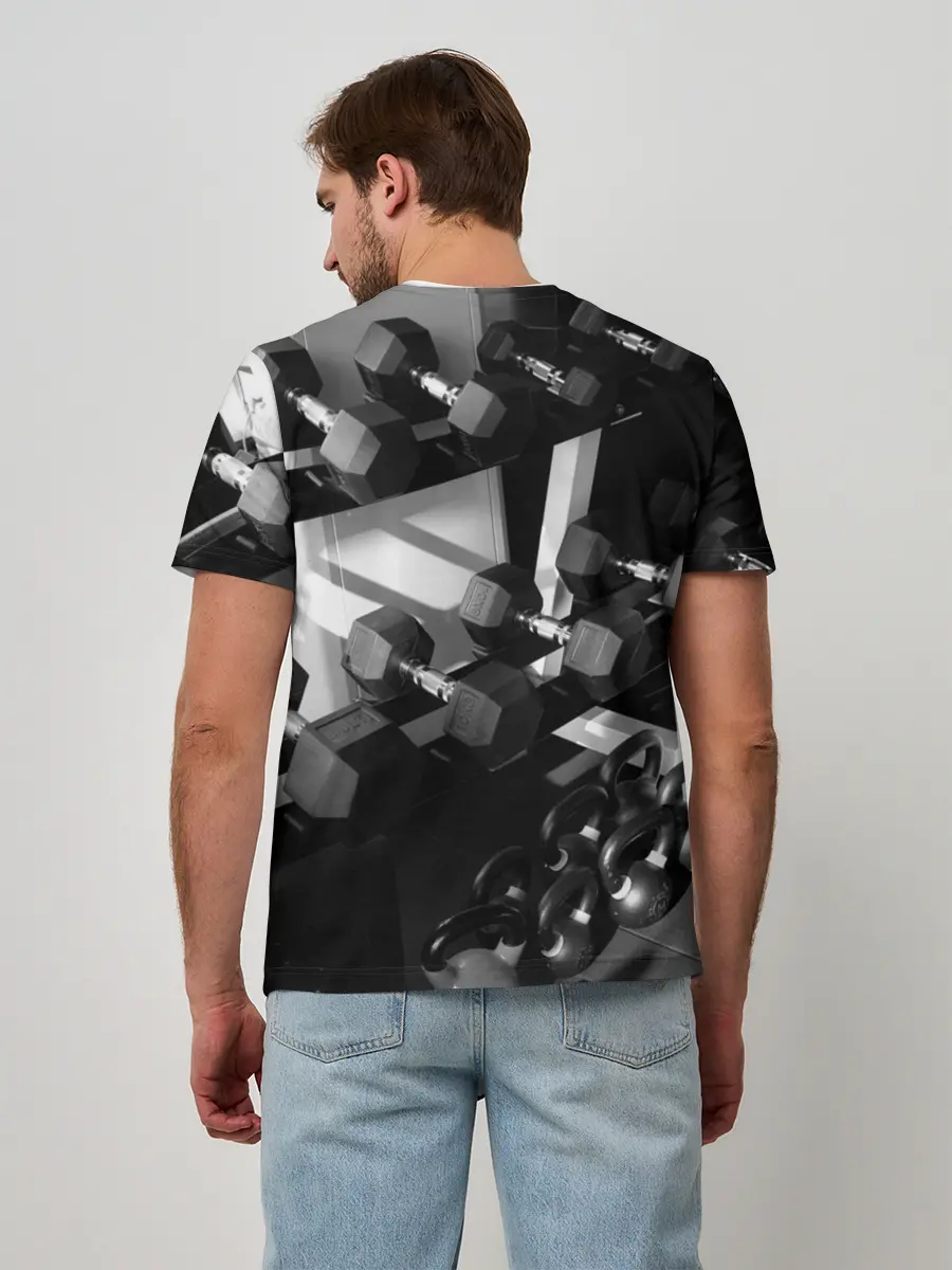 Мужская базовая футболка / Качалка