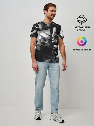 Мужская базовая футболка / Качалка