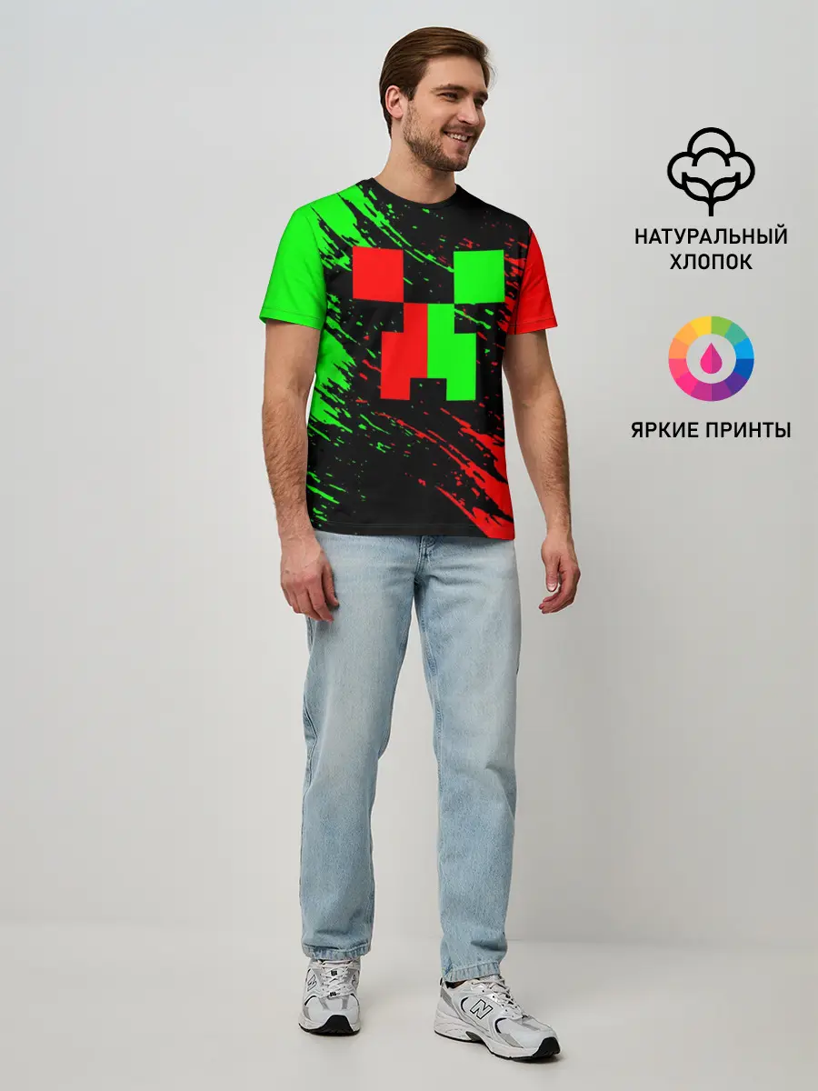Мужская базовая футболка / MINECRAFT