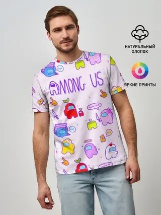Мужская базовая футболка / Among Us