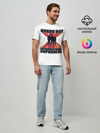 Мужская базовая футболка / International Superhits! Green Day