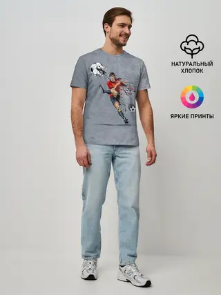 Мужская базовая футболка / Футбол