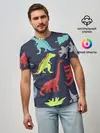 Мужская базовая футболка / Динозавры