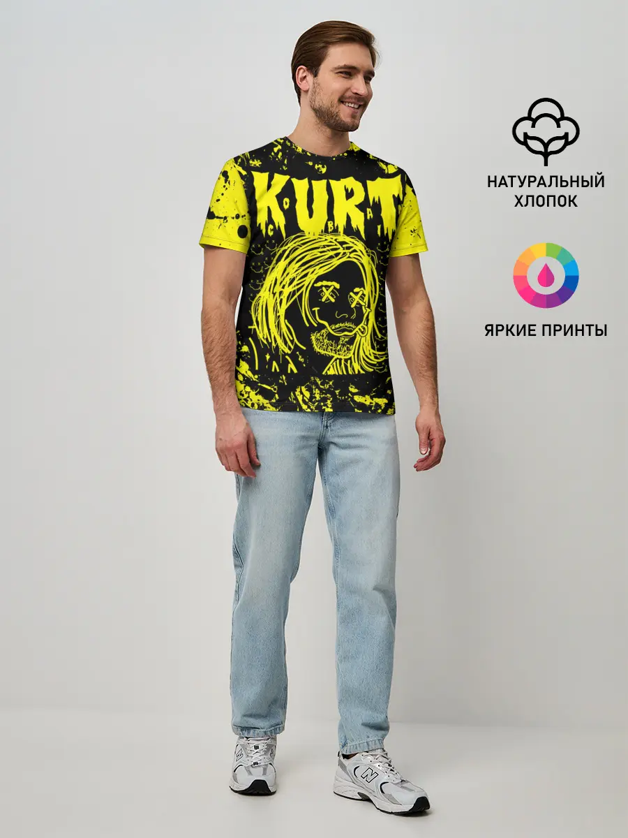 Мужская базовая футболка / Nirvana 9