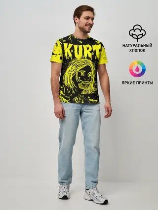 Мужская базовая футболка / Nirvana 9