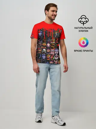 Мужская базовая футболка / Five Nights At Freddys