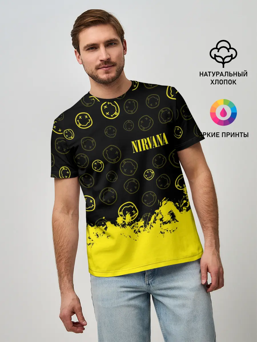 Мужская базовая футболка / NIRVANA