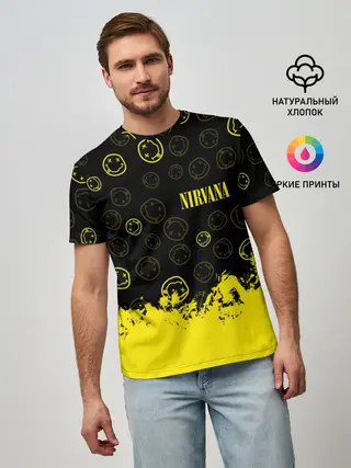 Мужская базовая футболка / NIRVANA