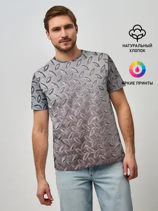 Мужская базовая футболка / Стальной костюм