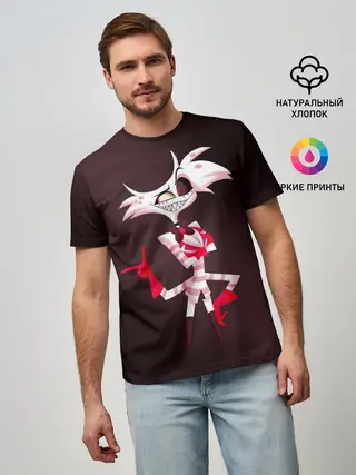 Мужская базовая футболка / Hazbin Hotel