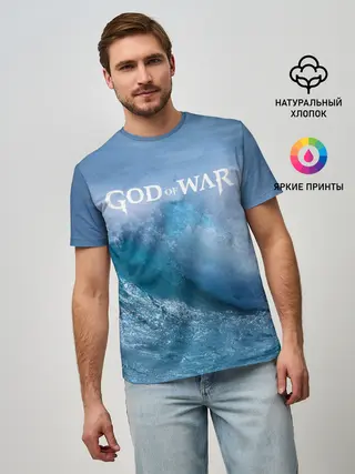 Мужская базовая футболка / God of WAR