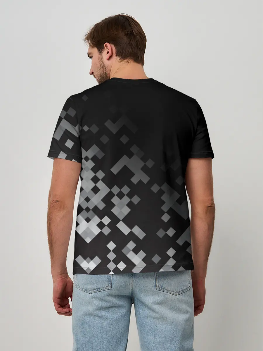 Мужская базовая футболка / LAND ROVER ГОРОДСКОЙ КАМУФЛЯЖ