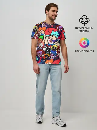 Мужская базовая футболка / Friday Night Funkin