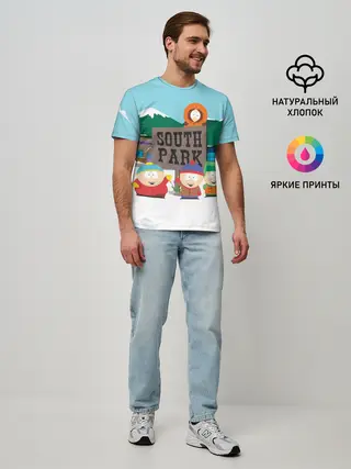 Мужская базовая футболка / ЮЖНЫЙ ПАРК | SOUTH PARK