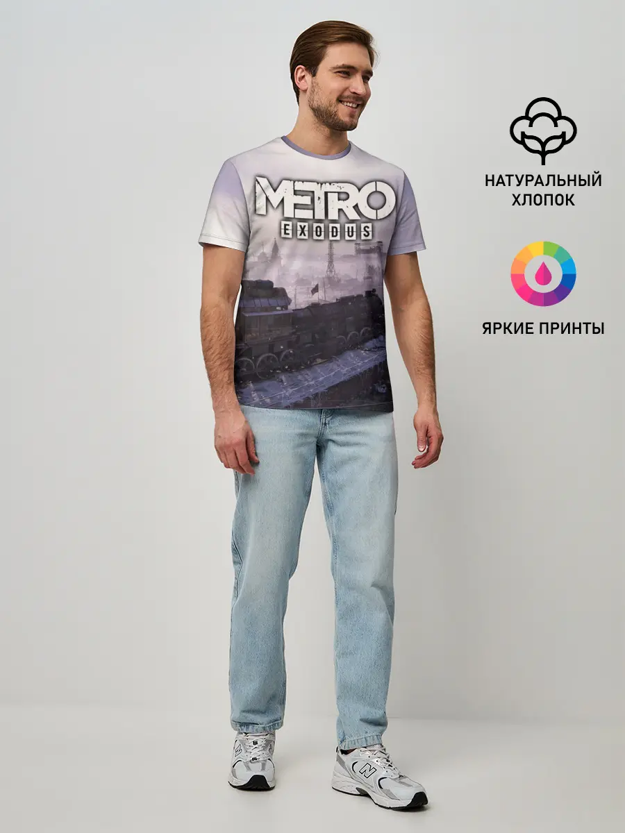 Мужская базовая футболка / Metro Exodus