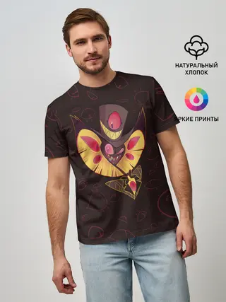 Мужская базовая футболка / Hazbin Hotel