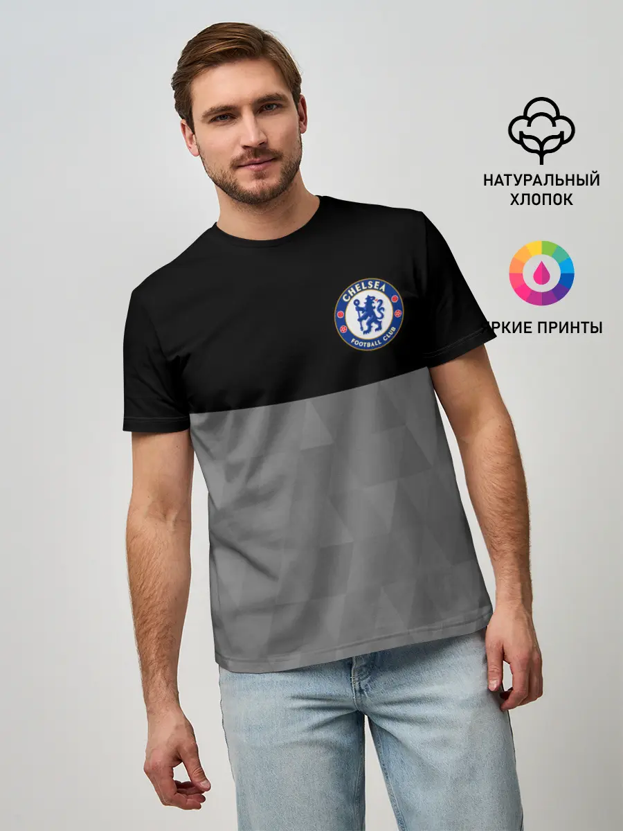 Мужская базовая футболка / Chelsea London