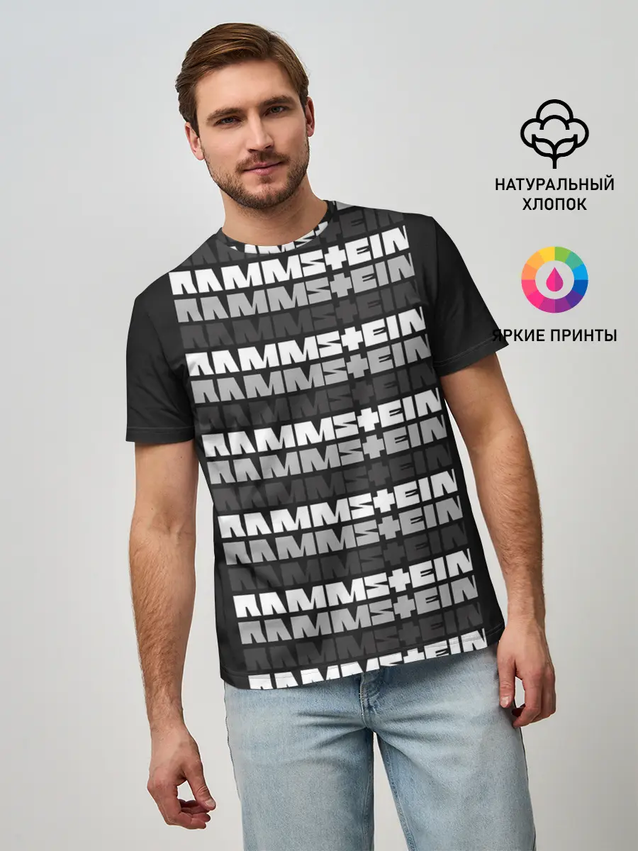 Мужская базовая футболка / Rammstein