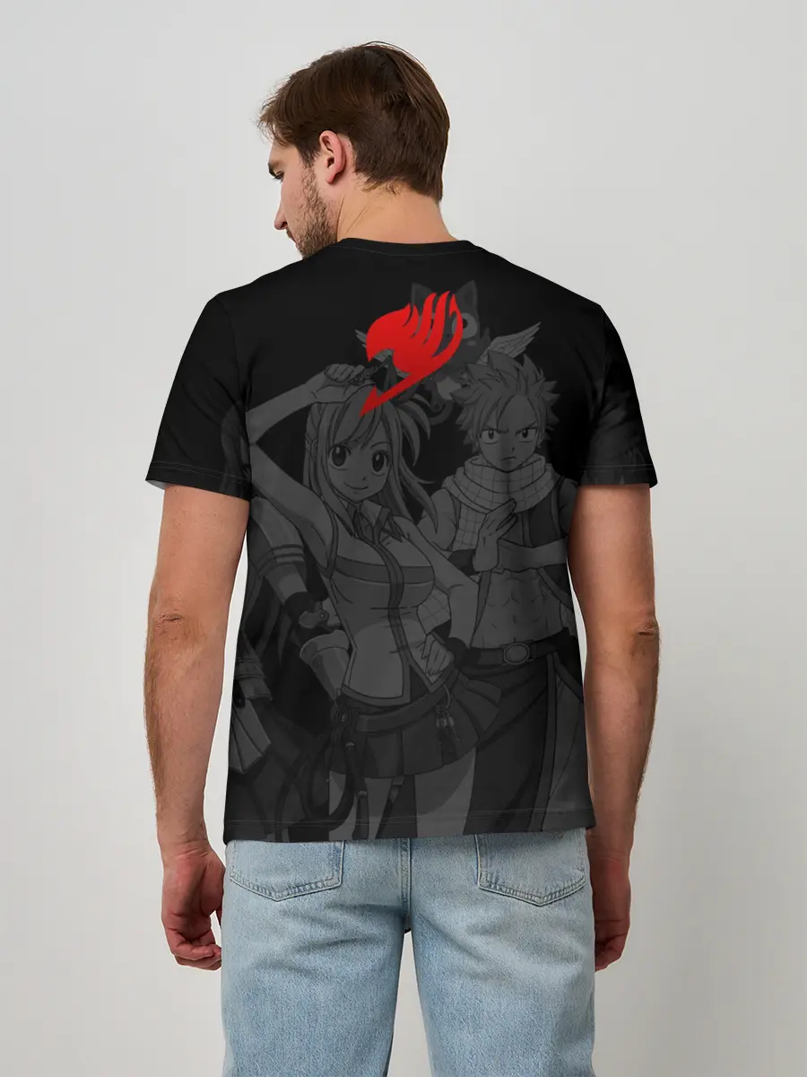 Мужская базовая футболка / Fairy Tail, Нацу