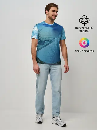 Мужская базовая футболка / ОЗЕРО