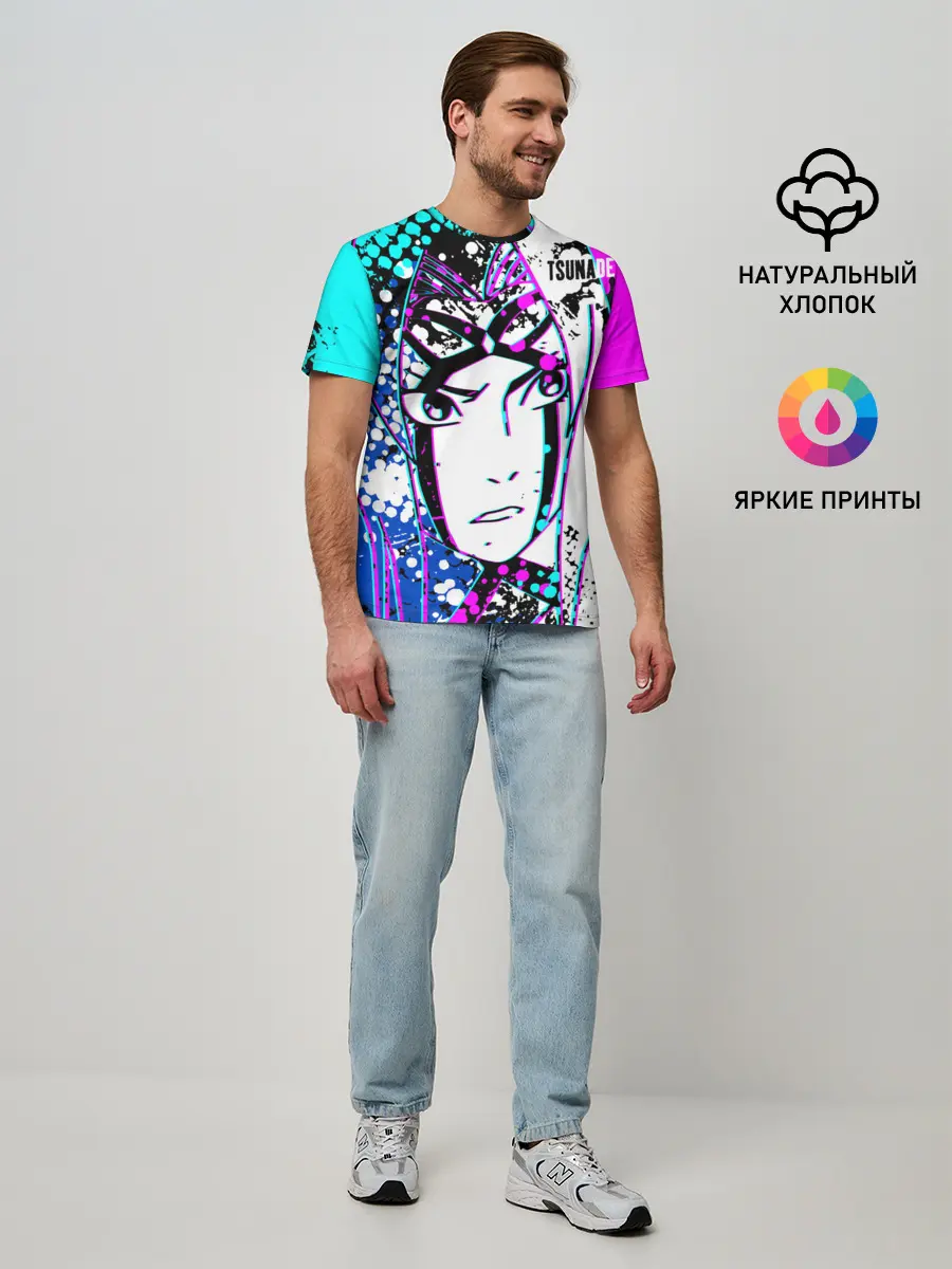 Мужская базовая футболка / Цунаде