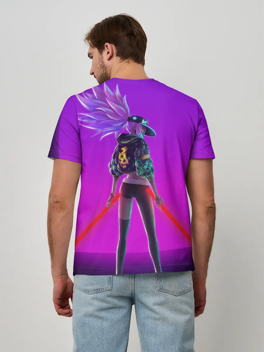 Мужская базовая футболка / KDA Akali