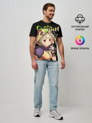 Мужская базовая футболка / Саю / Genshin Impact