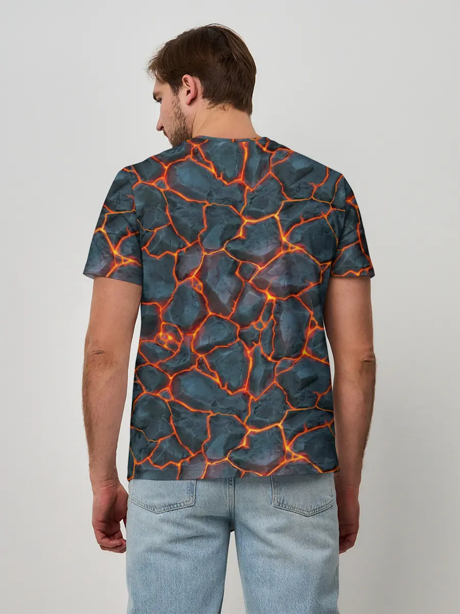 Мужская базовая футболка / моя магма