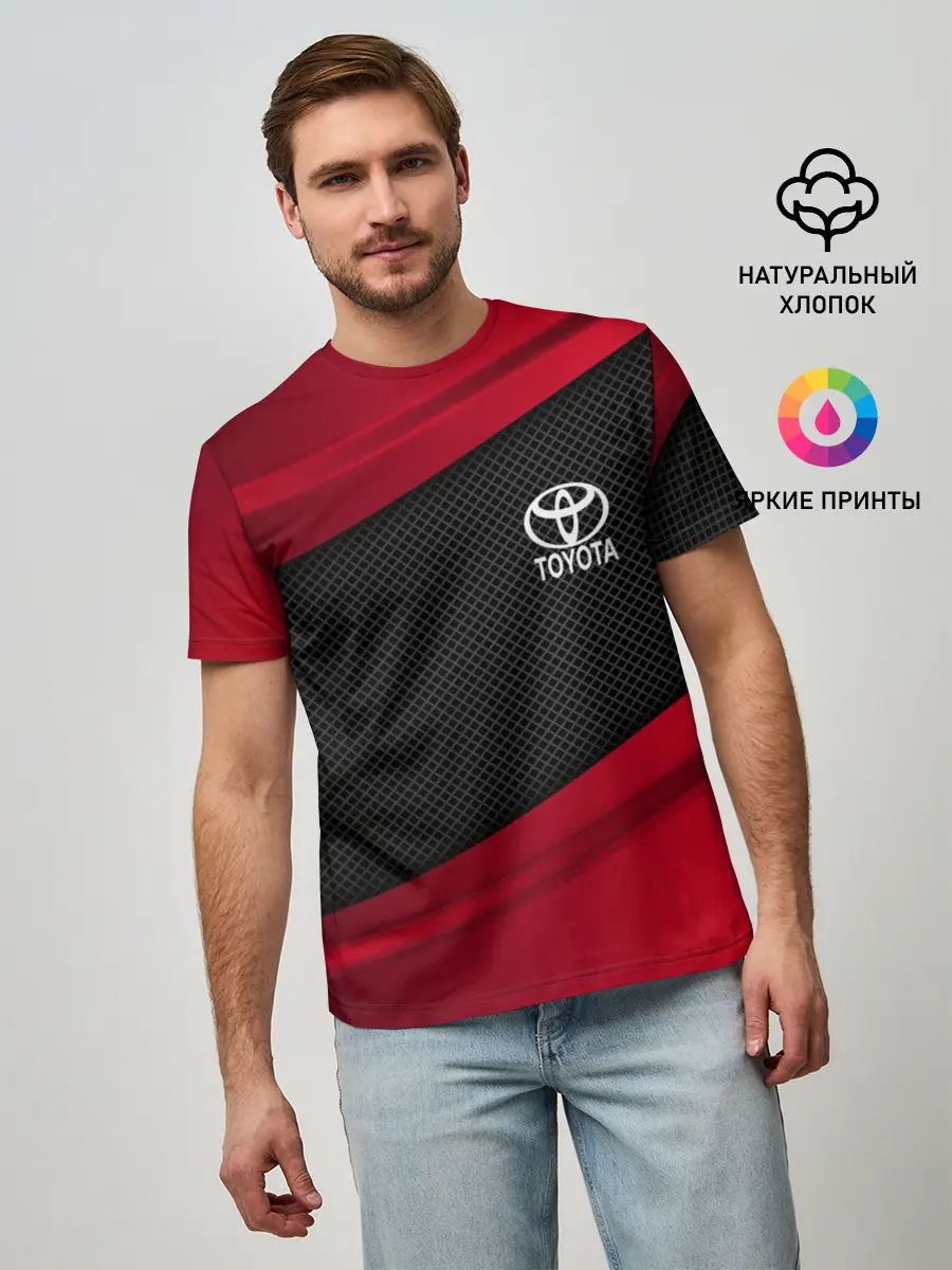 Мужская базовая футболка / TOYOTA SPORT