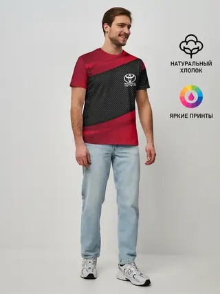 Мужская базовая футболка / TOYOTA SPORT