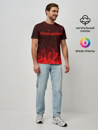 Мужская базовая футболка / Rammstein