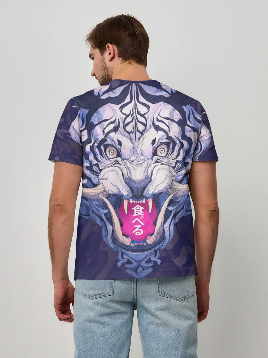 Мужская базовая футболка / ТИГР