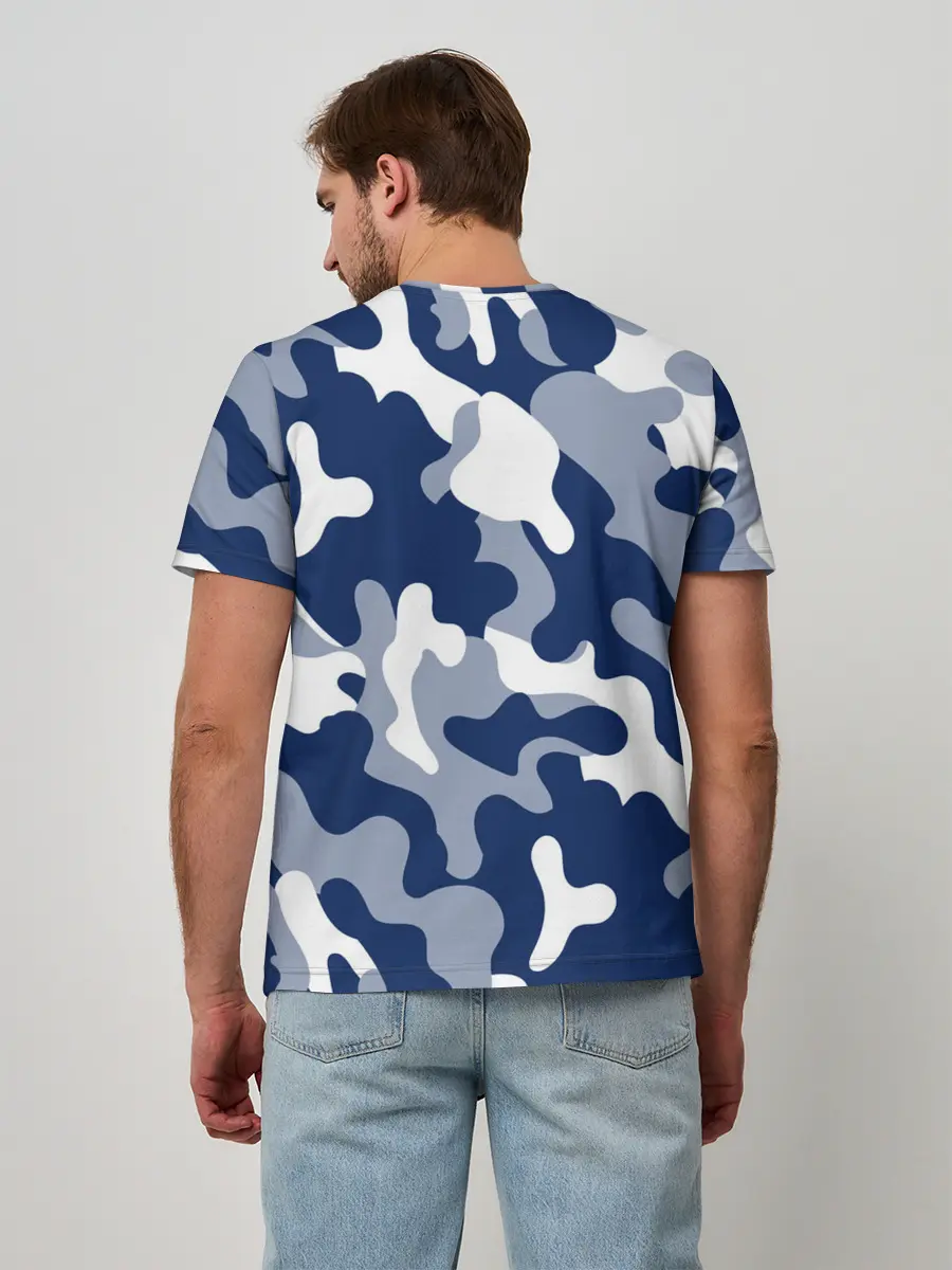 Мужская базовая футболка / RUSSIA / РОССИЯ