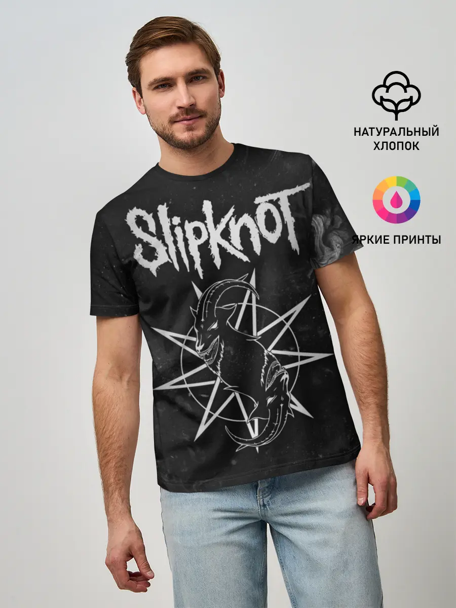 Мужская базовая футболка / Slipknot