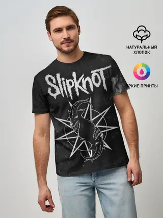 Мужская базовая футболка / Slipknot