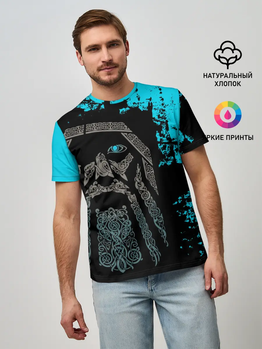 Мужская базовая футболка / Один