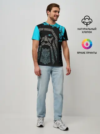 Мужская базовая футболка / Один