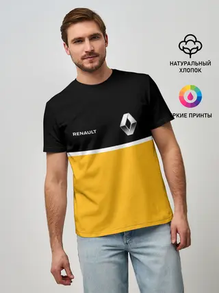 Мужская базовая футболка / Renault | Два цвета