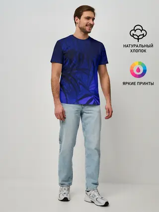 Мужская базовая футболка / Тихие джунгли