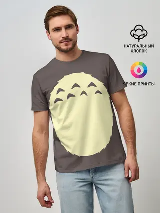 Мужская базовая футболка / Животик Тоторо