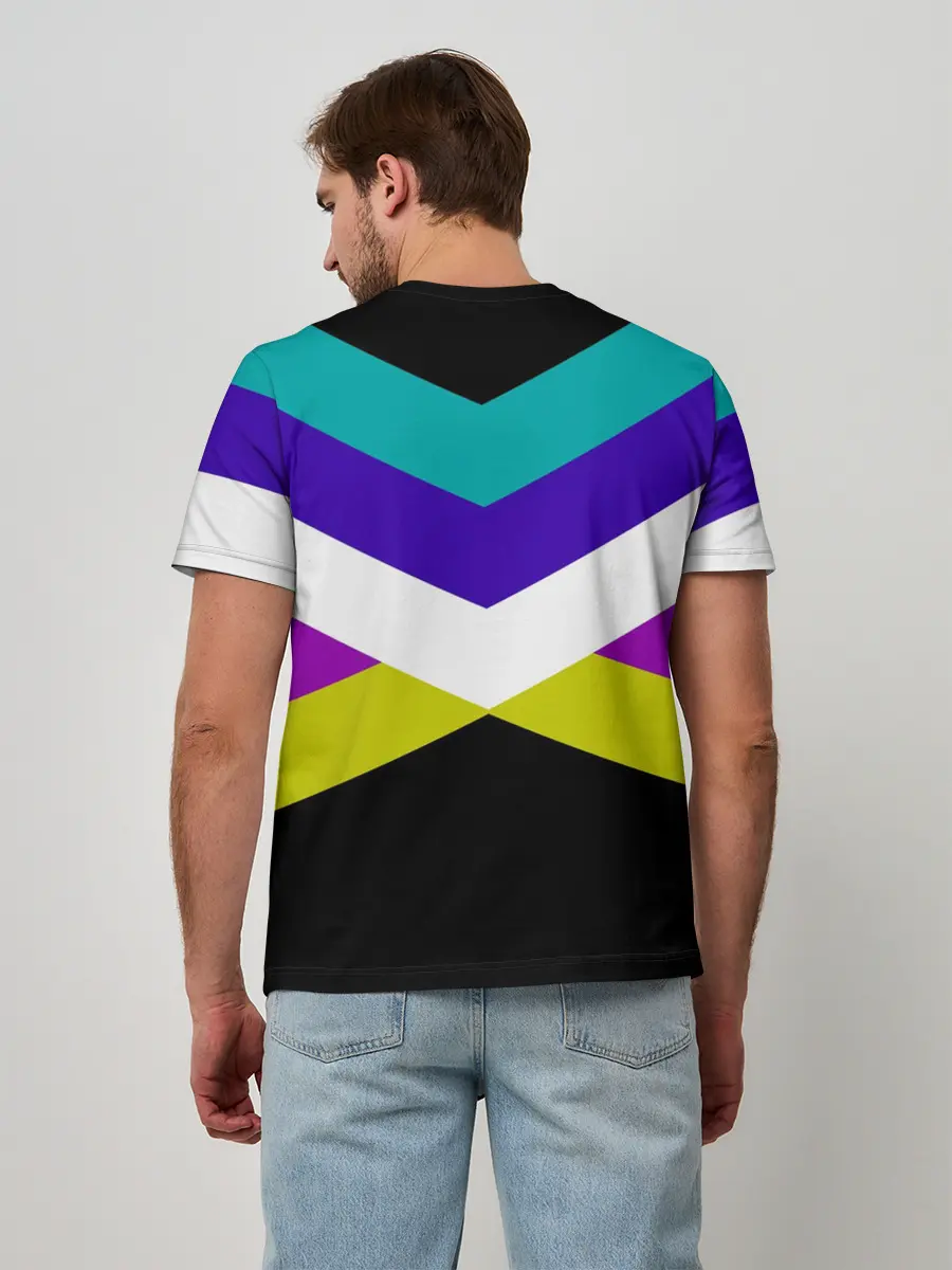 Мужская базовая футболка / Полосы