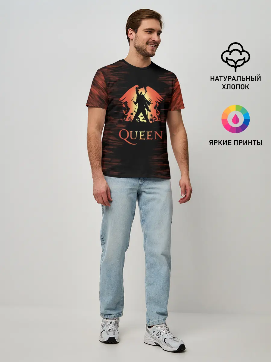 Мужская базовая футболка / Queen