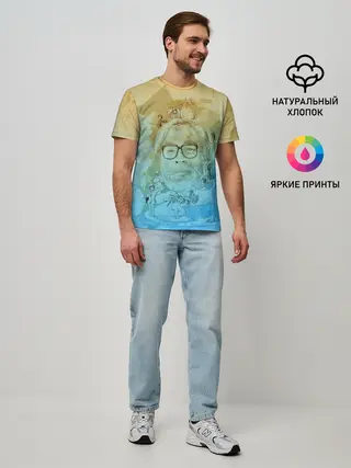 Мужская базовая футболка / P007_P004ooo2224483