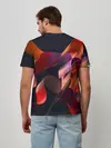 Мужская базовая футболка / Абстрактные ленты